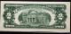 1963 $2 Legal Tender Note - Fr 1513 - Cga Graded 35 Very Fine Orig Paper Small Size Notes photo 3