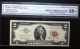 1963 - A $2 Legal Tender Note - Fr 1514 Cga Graded 58 About Uncirculated Opq Small Size Notes photo 5