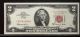 1963 - A $2 Legal Tender Star Note - Fr 1514 Cga Graded 30 Very Fine Opq Small Size Notes photo 1