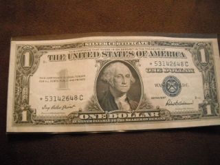 1957 Silver Certificate Star Note Uncirculated photo