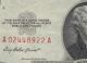 Au Crisp 1953 Red Seal $2.  00 Thomas Jefferson Note,  Two Dollar Bill A02448922a Small Size Notes photo 1