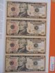 Series 2006 $10 4 - Subject Sheet (uncut Bep Note 4x10 Frn Hamilton If99921249a Small Size Notes photo 5