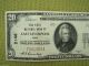 1929 $20 Twenty Dollar Us National Currency East Liverpool Ohio Note $0.  99 Start Paper Money: US photo 2