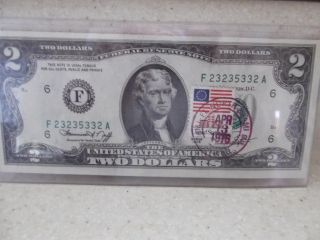 $2.  00 - 1976 - Atlanta - With Stamp (hmo - 332) photo