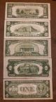 1928 - 1950 $20,  $10,  $5,  $2,  $1 Dollar Bills,  Wow,  Crisp,  Old Paper Money,  Us Currency Small Size Notes photo 3