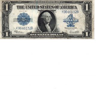 1923 $1.  00 Silver Certificate 