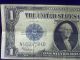 1923 Series Large Size $1 Silver Certificate Speelman White Large Size Notes photo 2