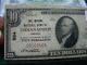 1929 $10 National Currency Indianapolis,  In Fr 1801 Type I Rare F/vf Paper Money: US photo 1