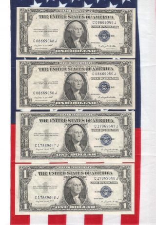 Fr 1607 1935 G $1 Silver Certificate Note Choose One Of 14 Different Blocks photo