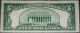 1953a Error $5 Silver Certificate 3rd Print Shift Blue Seal Us Five Dollar Lt 12 Small Size Notes photo 1