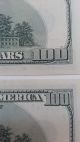 Us $100 Bills Federal Reserve Notes 5 Hundreds Us Paper Money Small Size Notes photo 9