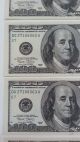 Us $100 Bills Federal Reserve Notes 5 Hundreds Us Paper Money Small Size Notes photo 1