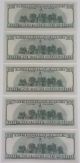Us $100 Bills Federal Reserve Notes 5 Hundreds Us Paper Money Small Size Notes photo 5