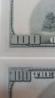 Us $100 Bills Federal Reserve Notes 5 Hundreds Us Paper Money Small Size Notes photo 8