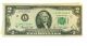 American Two Dollar Bill 1978 Error In Cutting Misaligned Circulated + Paper Money: US photo 1