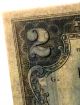 American Two Dollar Bill 1978 Error In Cutting Misaligned Circulated + Paper Money: US photo 4