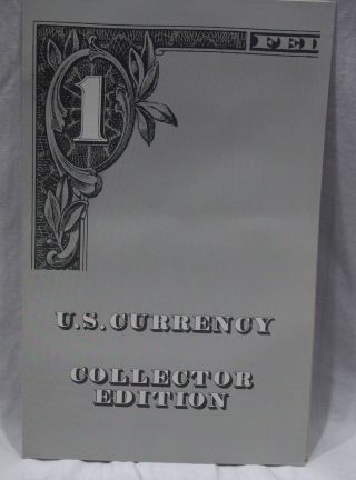 Us Currency Collector Edition $1 Uncut photo