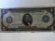 1914 $5.  00 Federal Reserve Note Blue Seal Vg Circulated Large Size Notes photo 1