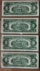 9 Consecutive 1963 $2 Red Seals Star Notes Choice Gem Small Size Notes photo 4