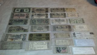 26 Confederate Currency And Notes photo