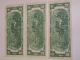 Two Dollar Bill 1976 Jefferson Green Seal Series 1976 Small Size Notes photo 1