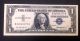 Vintage Us Currency,  Unc Silver Certificate $1.  00 Small Size Notes photo 1