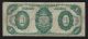 1891 $1 Stanton Treasury Note Fr.  351 Large Size Notes photo 1