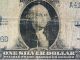 1923 United States Silver Certificate Large $1 One Dollar Bill - Speelman Large Size Notes photo 3