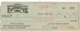 1948 Ritzville Trading Co,  Ritzville,  Washington, , ,  Old National Bank Of Spokane photo