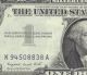 Au Crisp 1957a Silver Certificate K94508838a One Dollar $1.  00 Bill,  Blue Seal Small Size Notes photo 1