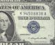 Au Crisp 1957a Silver Certificate K94508838a One Dollar $1.  00 Bill,  Blue Seal Small Size Notes photo 2