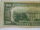 1950a Twenty Dollar $20.  00 Federal Reserve B Series Note Small Size Notes photo 4