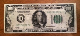 Series Of 1928 A 100 Dollar Bill $100 photo