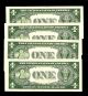 4 1935 G One Dollar Silver Certificates Small Size Notes photo 1