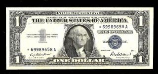 1957 Uncirculated One Dollar Silver Certificate 
