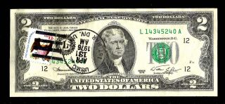 1976 Federal Reserve Two Dollar Note 