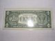 1963 B Five Consecutive Uncirc.  $1 Federal Reserve Notes Joseph W.  Barr Small Size Notes photo 3