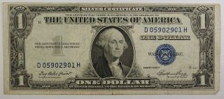 Old 1935 $1 Dollar Silver Certificate,  Vg - Vf,  Miscellaneous Series photo