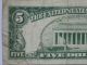 1963a Five Dollar ($5.  00) Federal Reserve A Series Low Serial Star Note Small Size Notes photo 4