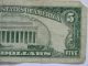 1963a Five Dollar ($5.  00) Federal Reserve A Series Low Serial Star Note Small Size Notes photo 5