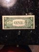 Rare Old 1935 - F U.  S.  Blue Seal $1 One Dollar Bill Silver Certificate Error? Small Size Notes photo 6