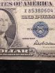 Rare Old 1935 - F U.  S.  Blue Seal $1 One Dollar Bill Silver Certificate Error? Small Size Notes photo 4