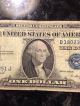 Rare Old 1935 - G U.  S.  Blue Seal $1 One Dollar Bill Silver Certificate Error? Small Size Notes photo 2