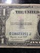 Rare Old 1935 - G U.  S.  Blue Seal $1 One Dollar Bill Silver Certificate Error? Small Size Notes photo 5