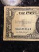 Rare Old 1935 - F U.  S.  Blue Seal $1 One Dollar Bill Silver Certificate Error? Small Size Notes photo 1