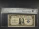 1935 G Us One Dollar Blue Seal Silver Certificate Certified Cga 67 B93399450j Small Size Notes photo 1