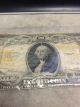 United States Twenty Dollar ($20) Gold Certificate From 1922 Large Size Notes photo 4