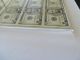 Uncut Sheet Of 16 2003 $5 Frn + Bep Acrylic Hanging Display Small Size Notes photo 4