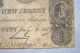 1827 Jersey City The Franklin Bank Of Jersey 186 Years Old Paper Money: US photo 1