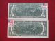 2 1976 $2 Notes Canceled Stamp Juyl 4 1976 Uncirculated In Sequence Small Size Notes photo 3